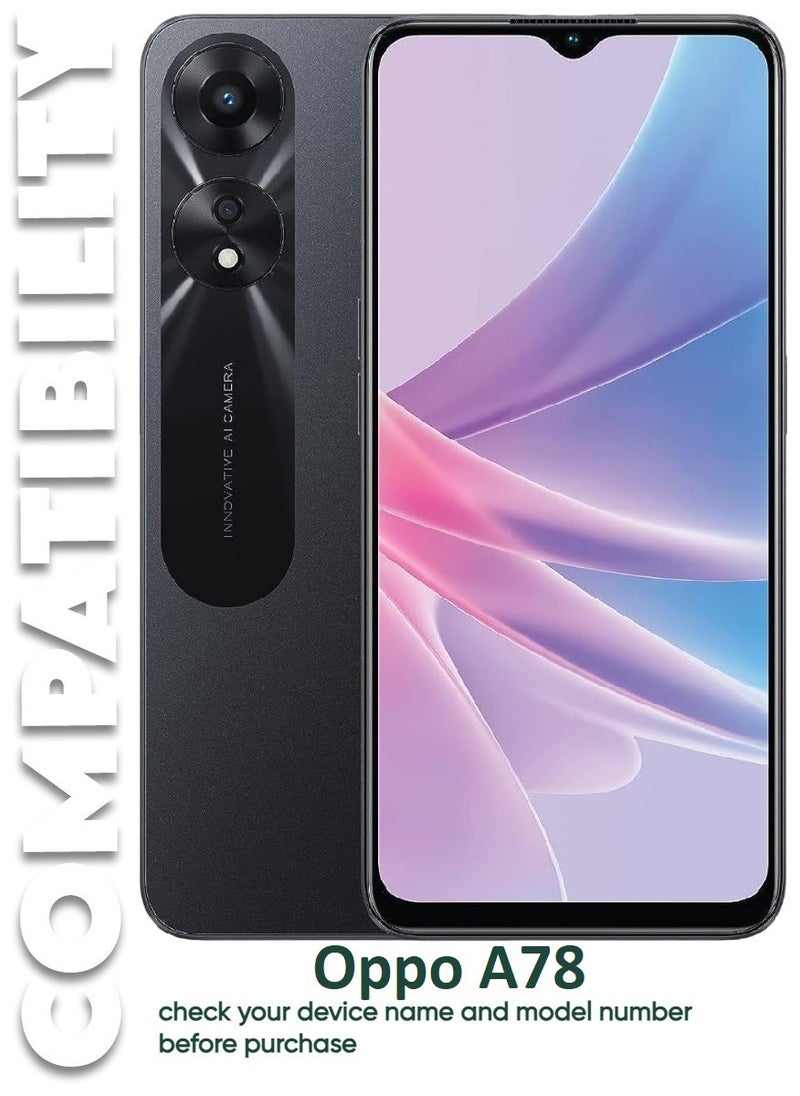 ACLIX 5 Pieces Antistatic ESD Dustproof Premium Quality High Definition Tempered Glass Screen Protector Designed For Oppo A78 - Image 3