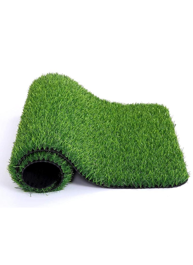 ROYAL - NEST ROYAL NEST Medium Size Doormat Balcony Carpet for Indoor or Outdoor Pack of 1 Self Design with 20 MM 15 X 4 Ft Artificial Grass Mat Green Color  - Image 1