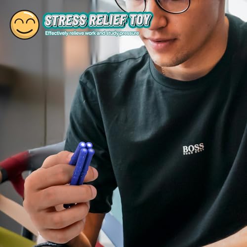 CHESLICR Autism Sticks Fidget Toys for Ages 12 13 14 15 16 Year Old Teen Boy Gifts, Christmas Stocking Stuffers Gift for Adults Boys, Silent Figette EDC Desk Toys Cool Gadget Stress Relief Toy - Image 5