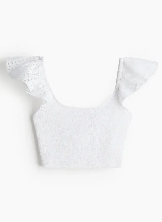 H&M Ruched Crop Top