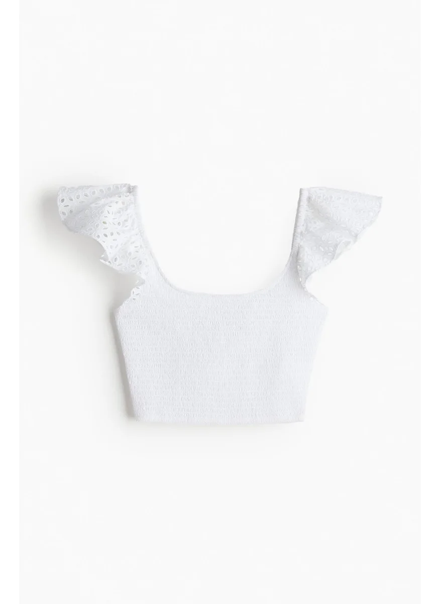 H&M Ruched Crop Top