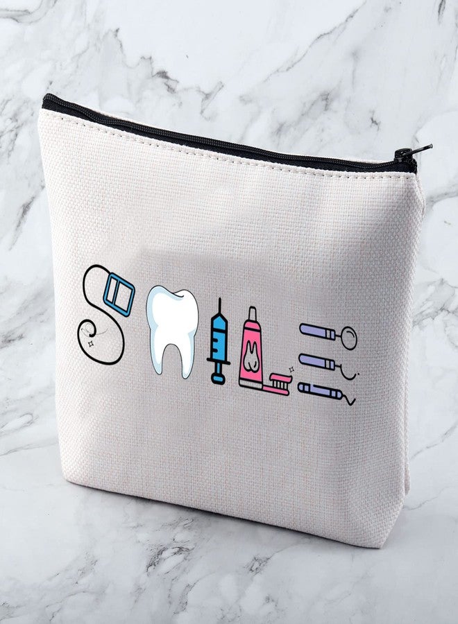 MNIGIU Dental Assistant Gift Funny Dentist Gift Dental Smile Cosmetic Bag Dental Student Gift Dental Hygienist Gift - Image 4