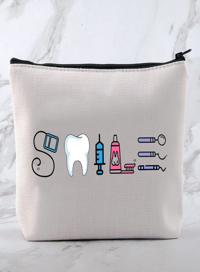 MNIGIU Dental Assistant Gift Funny Dentist Gift Dental Smile Cosmetic Bag Dental Student Gift Dental Hygienist Gift - Image 3