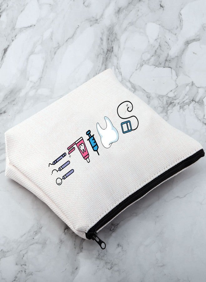MNIGIU Dental Assistant Gift Funny Dentist Gift Dental Smile Cosmetic Bag Dental Student Gift Dental Hygienist Gift - Image 5