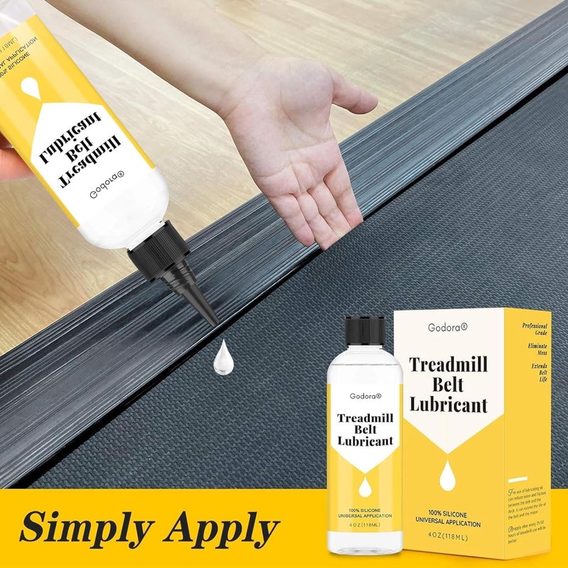 Godora Premium 100% Silicone Lube 4 Ounces for Treadmill Belt Lubrication, Easy to Apply Lubricant Oil, Suitable for Nearly All Type of Treadmills - Image 3
