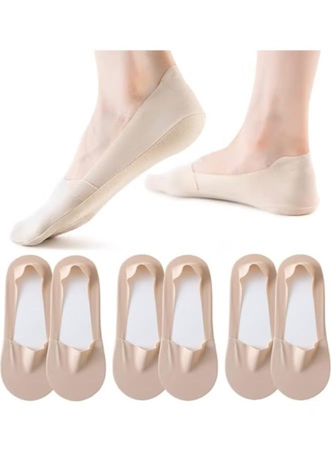3 pairs Women No Show Socks Ultra Low Cut Liner Socks Ice Feeling socks Non Slip Liner Invisible Hidden Thin Socks - Image 1
