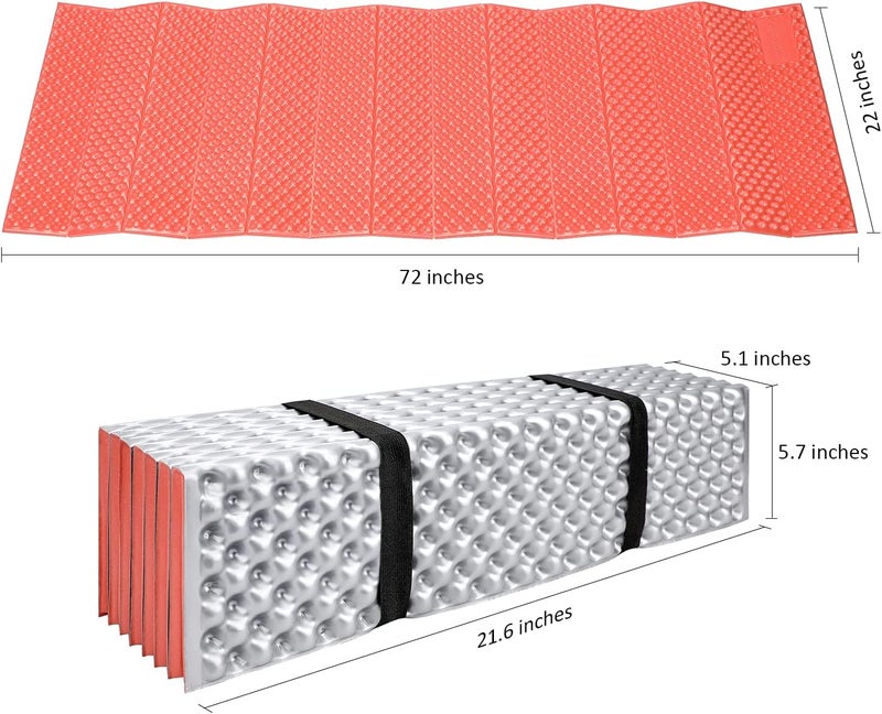 BKS Foam Egg Crate Sleeping Folding Pad - Image 2