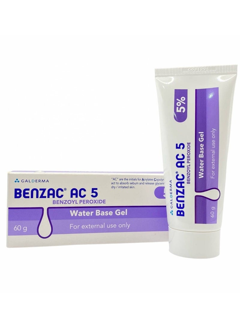 GALDERMA Benzac AC 5% Gel 60g and Benz-ox Soap 100g Combination Pack - Image 2