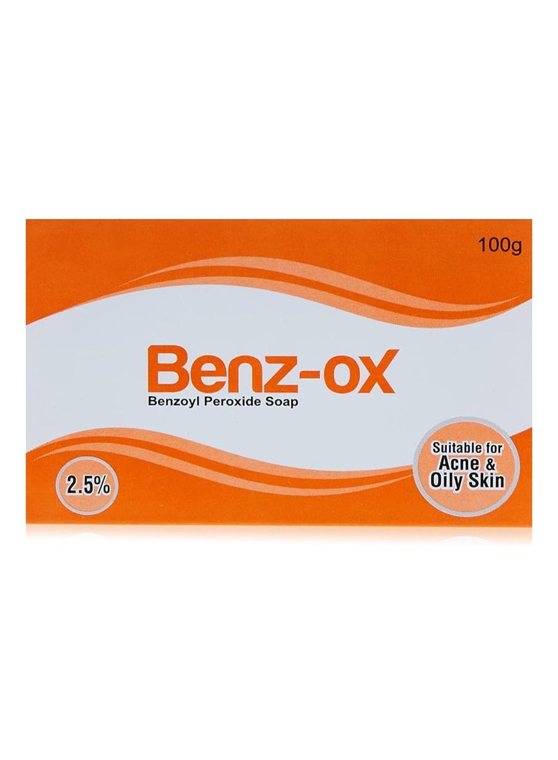 GALDERMA Benzac AC 5% Gel 60g and Benz-ox Soap 100g Combination Pack - Image 3