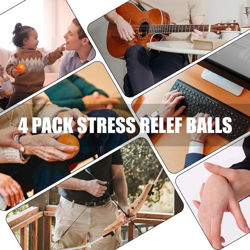 KDG Motivational Stress Balls(6 Pack) for Kids and Adults,Stress Relief Ball with Quetos to Rrelieve Anxiety and Manage Anger - Image 2