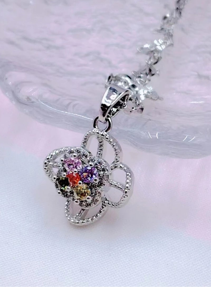 Equal Amazing Silver Stainless Steel Necklace For Women - Image 2