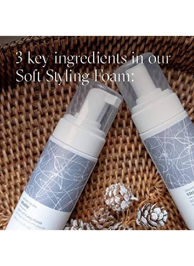 Voir Haircare - Curls Styling Foam Curl Defining Frizz Control Hair Product For Curly And Wavy Hair Secrets In The Snow Soft 541 Fl Oz - Image 1