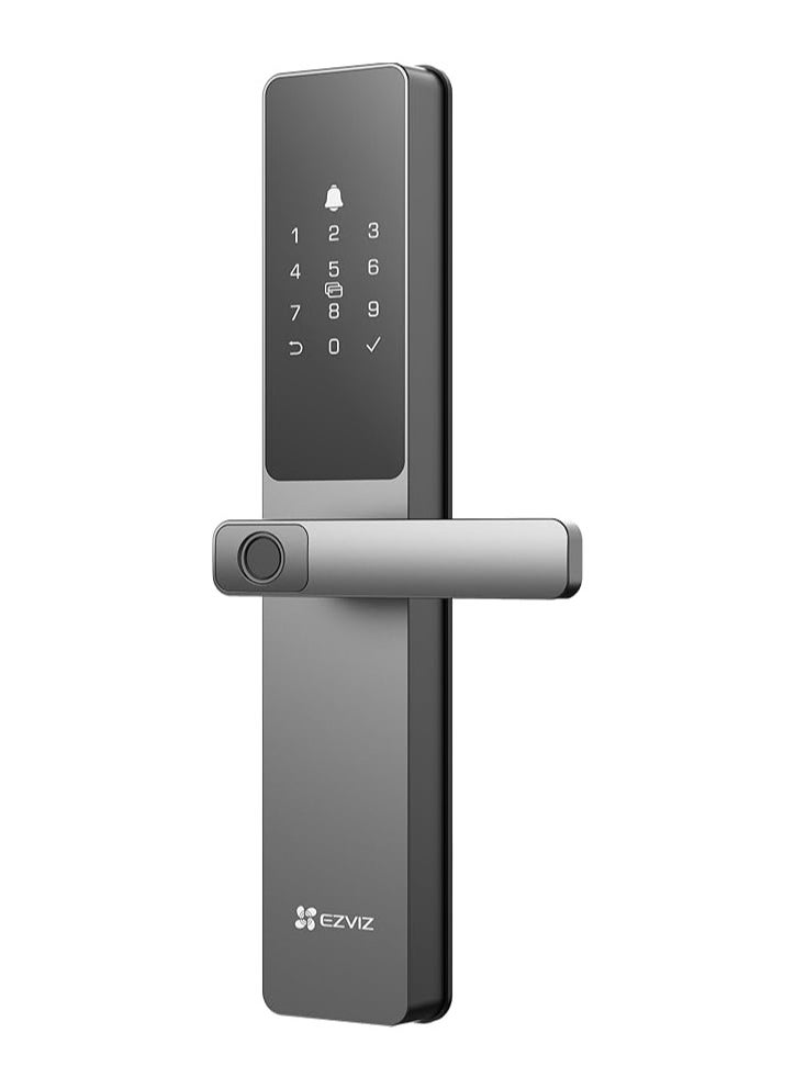 EZVIZ - Smart Lock DL05, 7-in-1 Keyless Entry Door Lock, with Fingerprint Access – Secure Keyless Entry, Multiple Unlock Options, Instant Alerts, Weather-Resistant, Child Safety Privacy Control 6068 - Image 1
