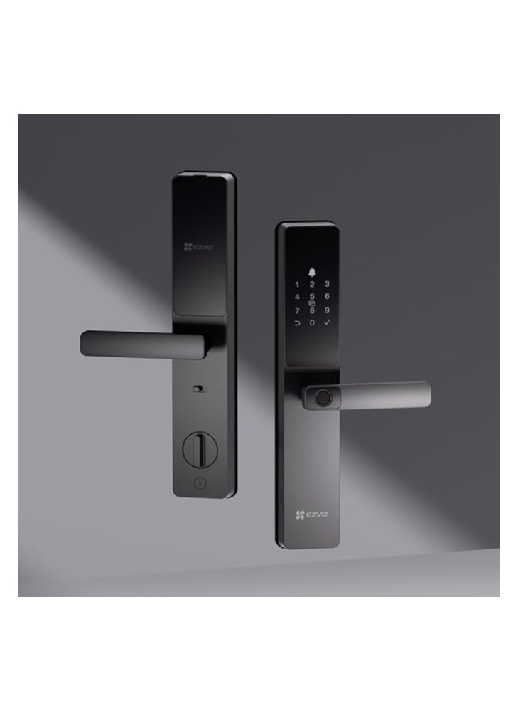 EZVIZ - Smart Lock DL05, 7-in-1 Keyless Entry Door Lock, with Fingerprint Access – Secure Keyless Entry, Multiple Unlock Options, Instant Alerts, Weather-Resistant, Child Safety Privacy Control 6068 - Image 1