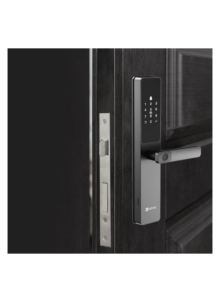 EZVIZ - Smart Lock DL05, 7-in-1 Keyless Entry Door Lock, with Fingerprint Access – Secure Keyless Entry, Multiple Unlock Options, Instant Alerts, Weather-Resistant, Child Safety Privacy Control 6068 - Image 1