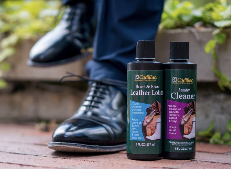 Cadillac Boot and Shoe Leather Lotion 8 Ounces - Cleans, Conditions, Protects, and Polishes Leather Footwear and Accessories - Image 5
