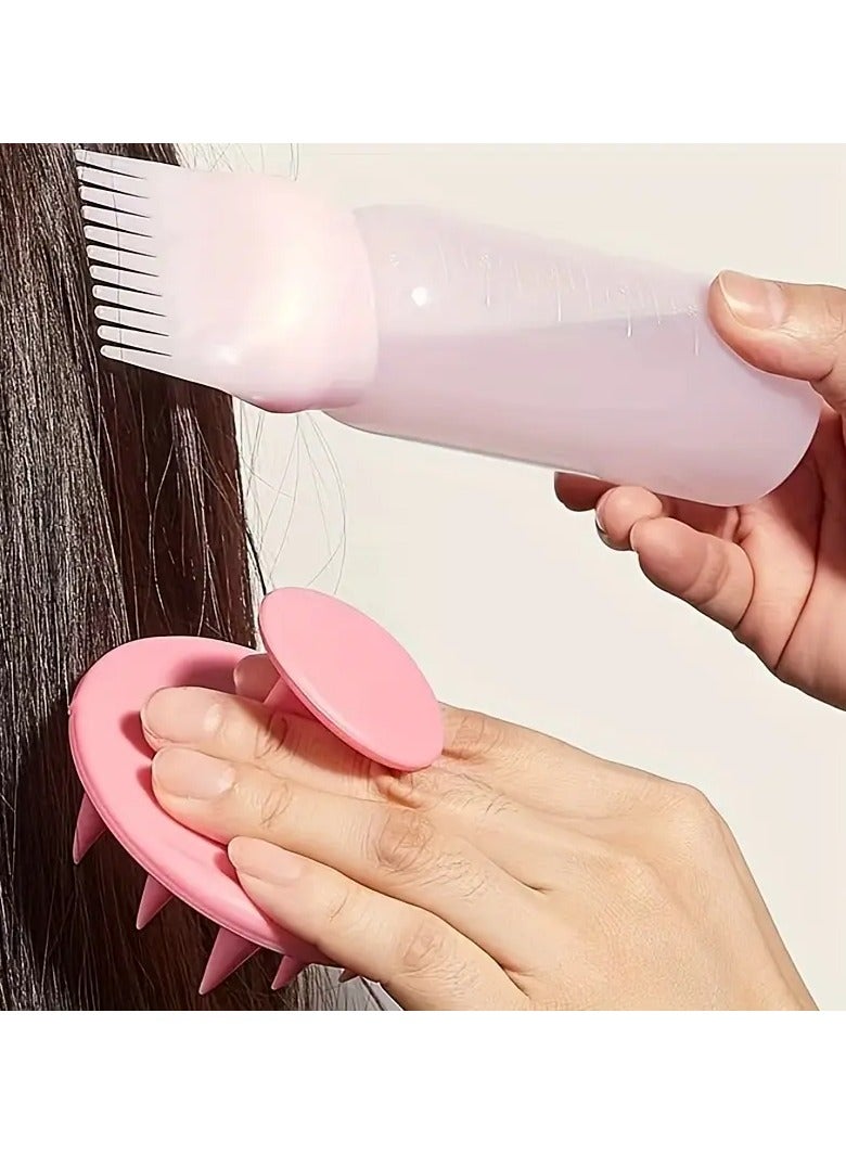 Ucanbe Hair Coloring Massage Shampoo Set, Unisex Hair Care Tool Kit, Normal Hair Type, Includes Brush and Detangler - Image 2