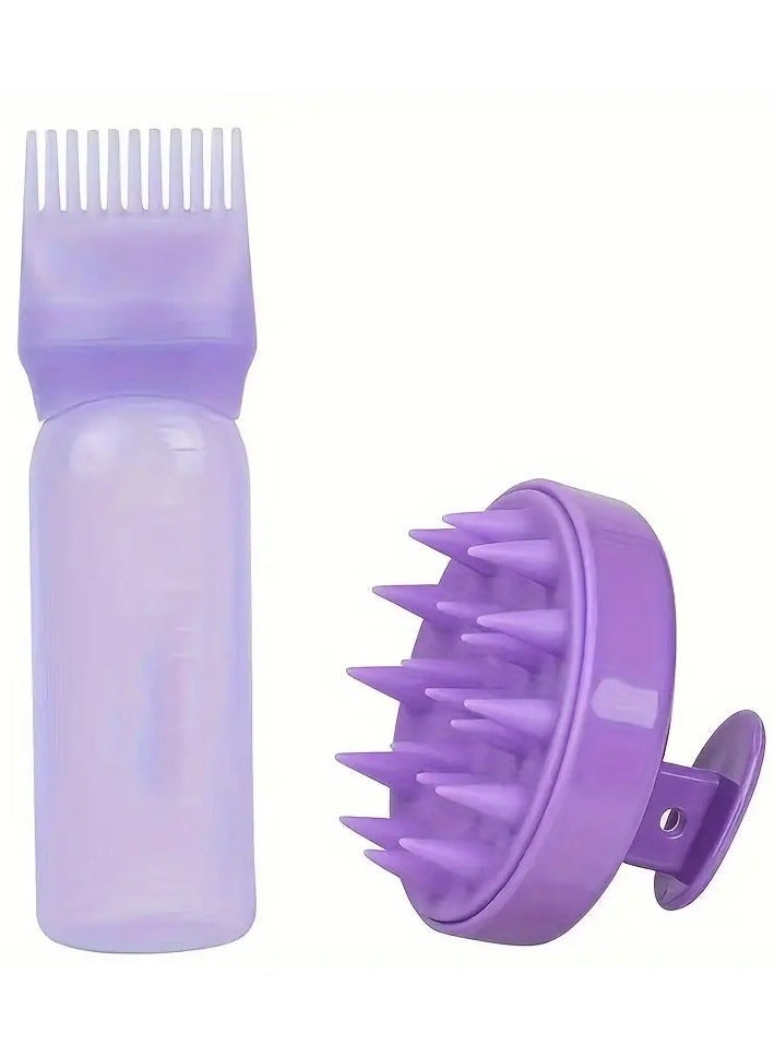 Ucanbe Hair Coloring Massage Shampoo Set, Unisex Hair Care Tool Kit, Normal Hair Type, Includes Brush and Detangler - Image 1