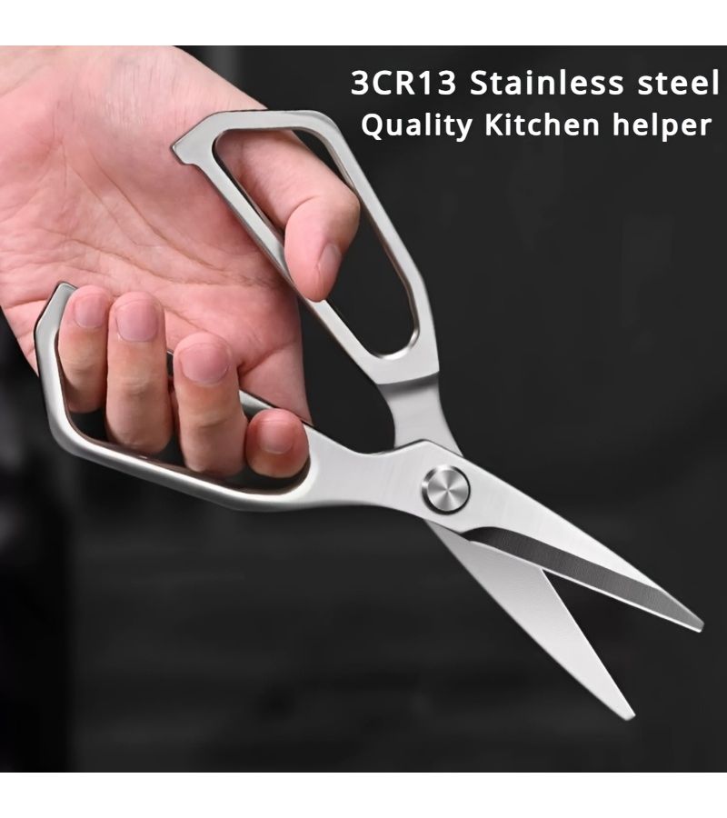 Professional 3Cr13 Stainless Steel All Steel Kitchen Scissors for Cutting Octopus Kimchi - Image 5