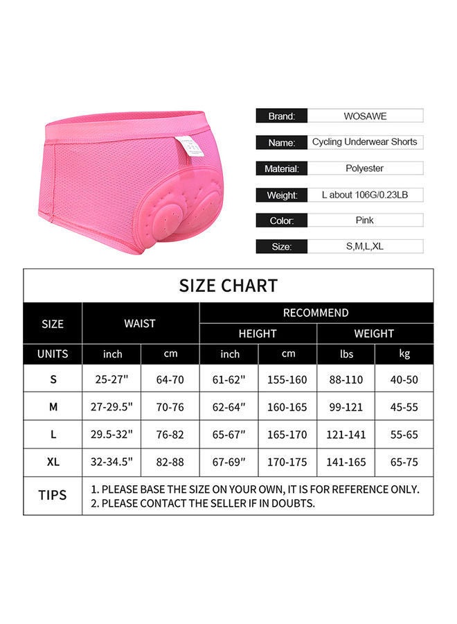 NIBEMINENT 3D Gel Padded Breathable Mesh Women Shorts - Image 3