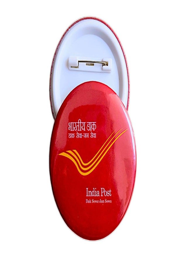 Department of Post Lanyard with ID Card Holder + Key Chain + Badge Combo | All Three in one Click | India Post ID Card Holder with Key Chain Plus Badge with New Logo - Image 5