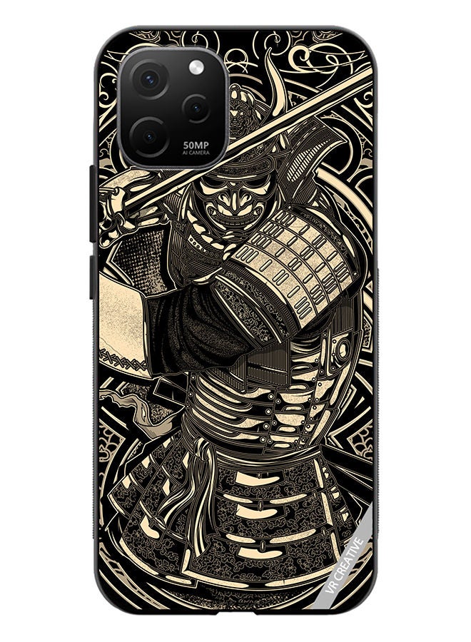 VR CREATIVE Protective Case Cover For Huawei Nova Y61 Cool Samurai Design Multicolour - Image 1