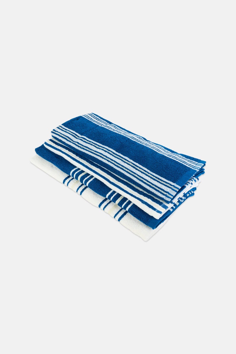 Bombay 4 Piece Plaid Double Sided Kitchen Towels, Multicolor - Image 2