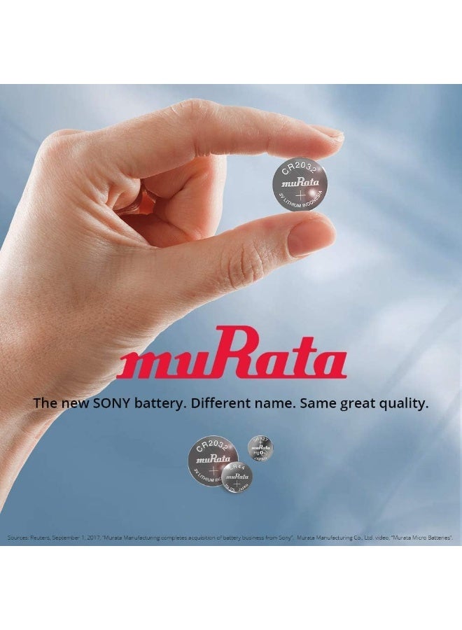 Murata 335 SR512SW Silver Oxide Watch Battery, 1.55V Mercury Free Button Cell, Pack of 5 (Made in Japan) - Image 3
