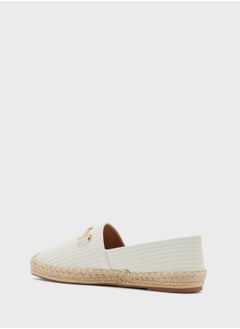 ELLA Metal Trim Raffia Espadrille  - Image 2