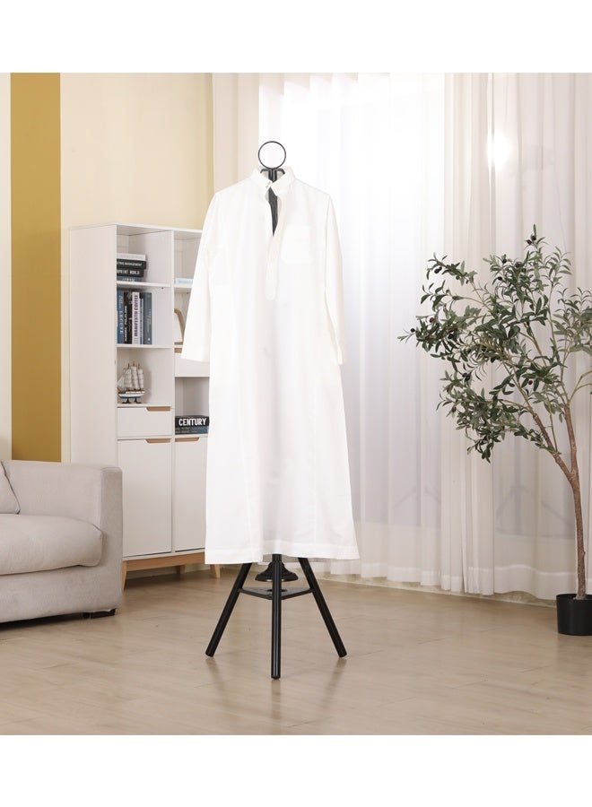 متعددة الوظائف معطف رف رف العطر ، مستقلة ترايبود شماعات ، مناسبة لمكتب و غرفة نوم ، أسود (باستثناء مصدر العطر) - Image 4