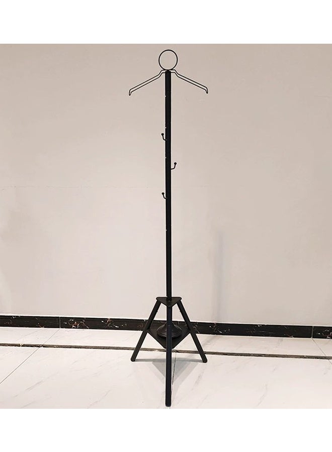 متعددة الوظائف معطف رف رف العطر ، مستقلة ترايبود شماعات ، مناسبة لمكتب و غرفة نوم ، أسود (باستثناء مصدر العطر) - Image 1