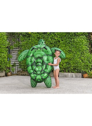 Bestway, Inflatable Tidal Turtle Ride-On Pool Float Kids Animal Ride Float Water Toy with Handles Durable Pool Beach Float Summer Outdoor Fun with Repair Patch, 59x57 Inch - view 5