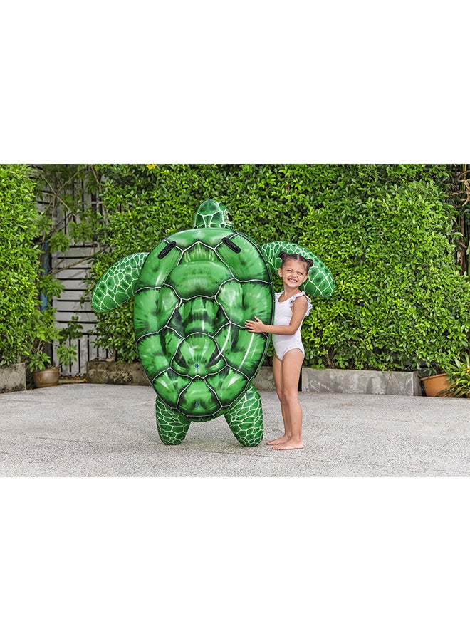 Bestway, Inflatable Tidal Turtle Ride-On Pool Float Kids Animal Ride Float Water Toy with Handles Durable Pool Beach Float Summer Outdoor Fun with Repair Patch, 59x57 Inch - Image 5