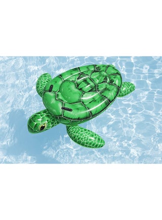 Bestway, Inflatable Tidal Turtle Ride-On Pool Float Kids Animal Ride Float Water Toy with Handles Durable Pool Beach Float Summer Outdoor Fun with Repair Patch, 59x57 Inch - view 2
