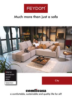 COMFICASA FEYDOM Matacao City Modular Sofa - Velare Dark Grey  - Image 4