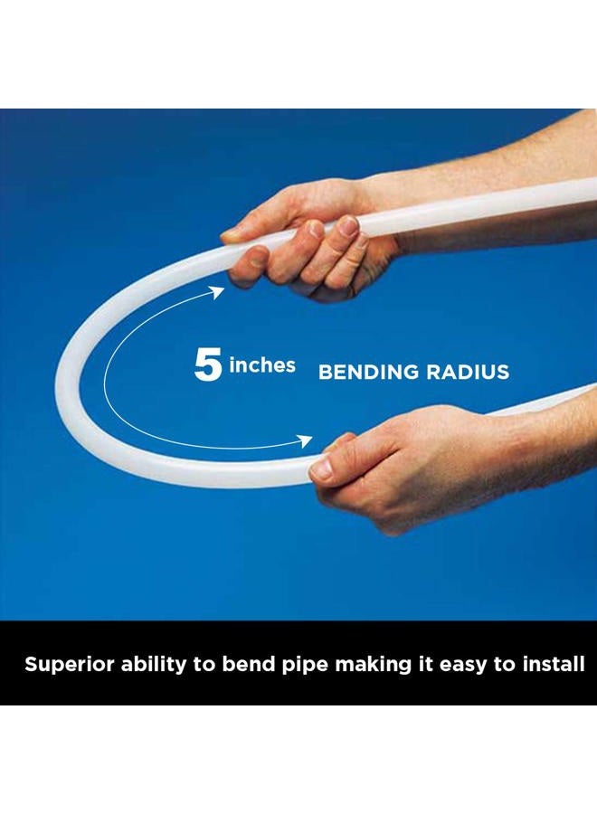 Supply Giant APW12100 PEX A Tubing for Potable Water Non-Barrier Pipe 1/2 in. x 100 Feet, White - Image 5