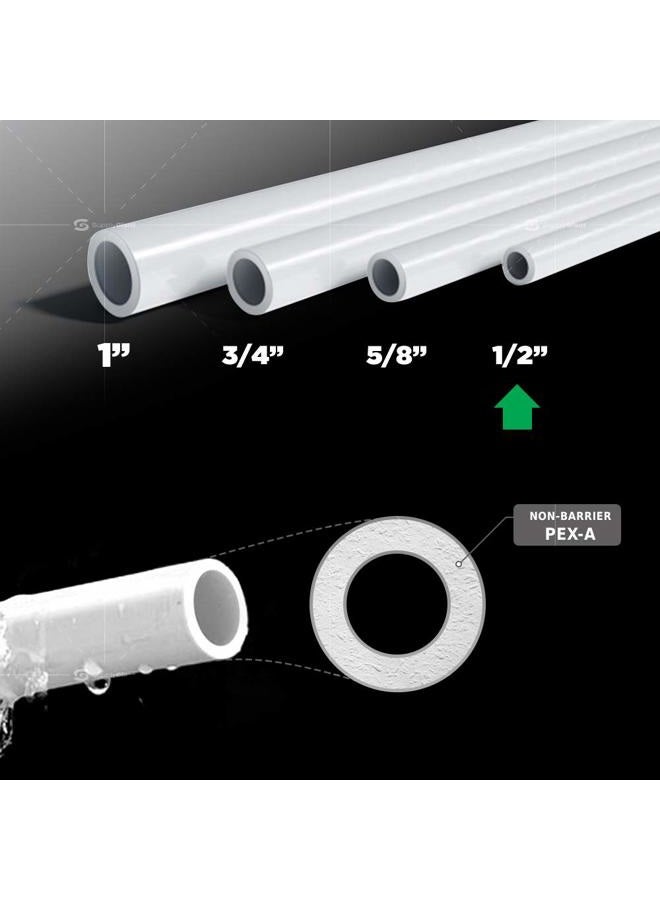 Supply Giant APW12100 PEX A Tubing for Potable Water Non-Barrier Pipe 1/2 in. x 100 Feet, White - Image 2