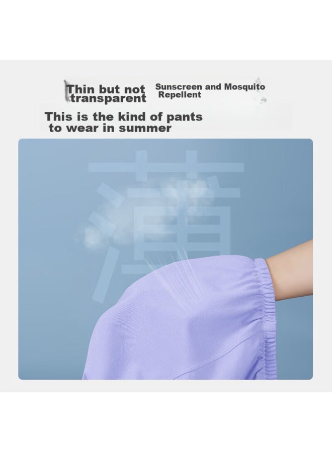 JD.com Jd Jingzao [effective Mosquito Repellent] Children's Mosquito-repellent Pants, Breathable Quick-dry Trousers For Boys And Girls, Gray, 120/53  - Image 4
