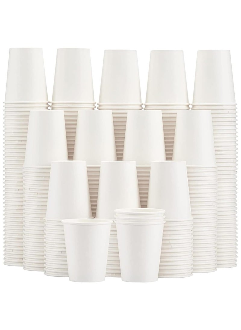 QUALITY Paper Cups White 8 Oz, 100 Pieces  - Image 1