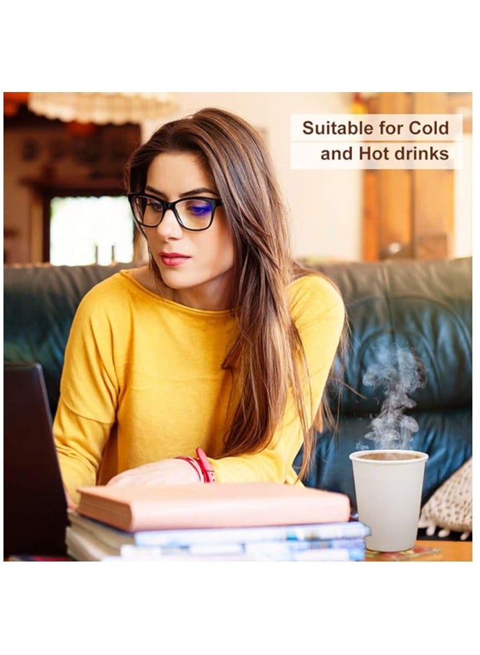 كوالتي أكواب ورقية بيضاء 8 أونصة، 100 قطعة - Image 4