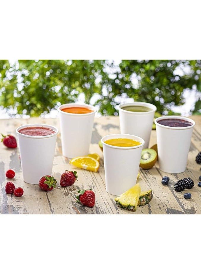 كوالتي أكواب ورقية بيضاء 8 أونصة، 100 قطعة - Image 3