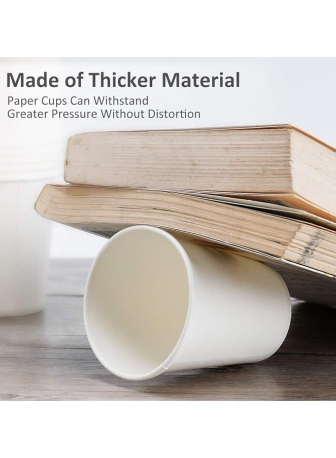 كوالتي أكواب ورقية بيضاء 8 أونصة، 100 قطعة - Image 2