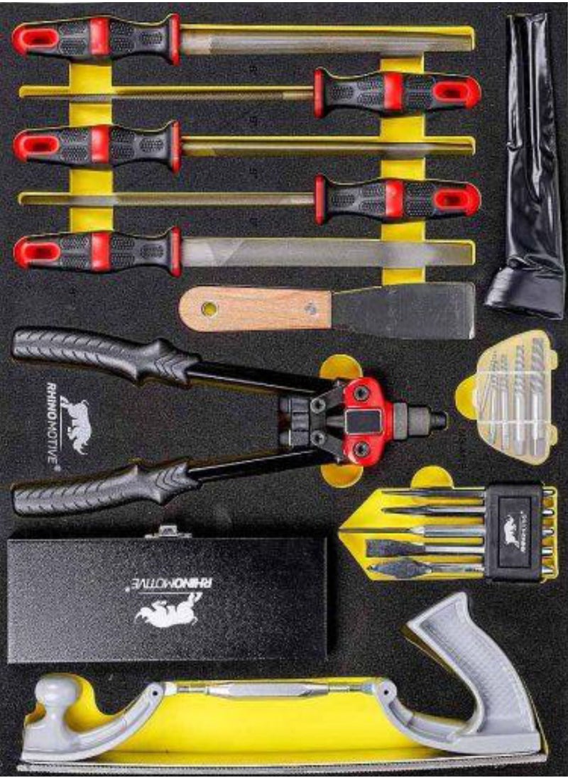 RHINOMOTIVE - RHINOMOTIVE - Multi Propose Hand tools File and Chisel Tool Set 44 Pcs - Image 1