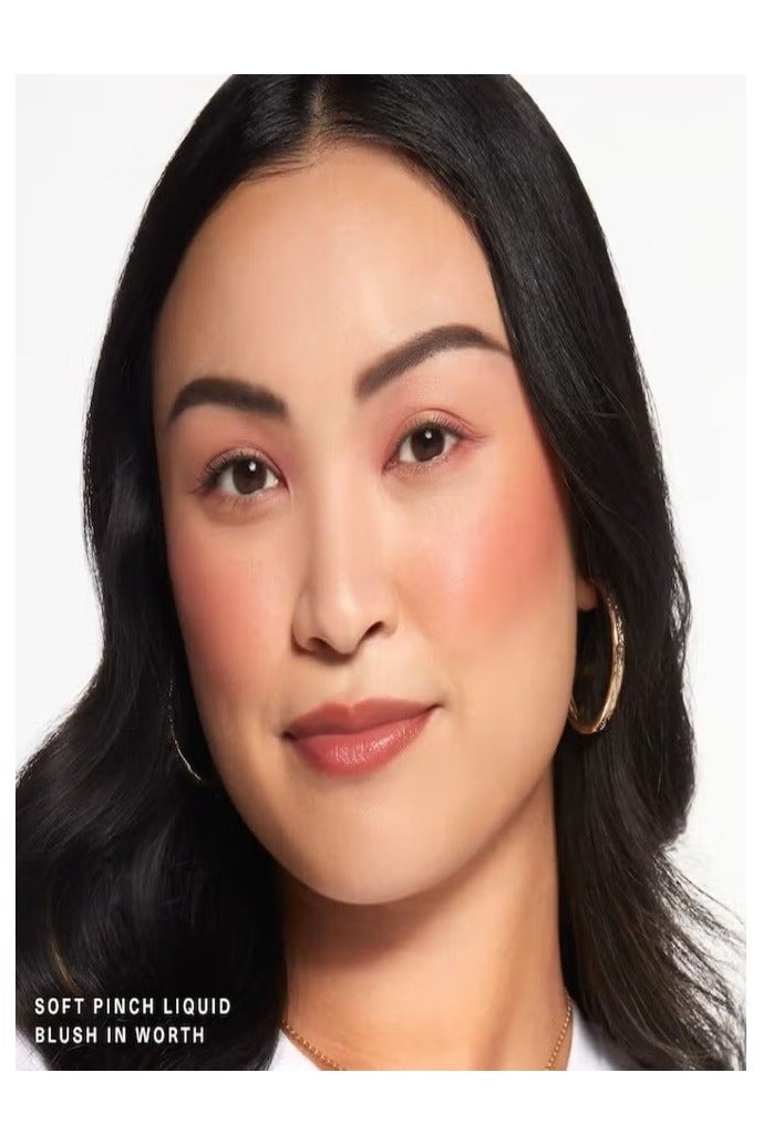 رير بيوتي أحمر خدود سائل ناعم من رير بيوتي - وورث (روز حقيقي)، 7.5 مل | أحمر خدود سائل خفيف الوزن، يدوم طويلًا، وقابل للبناء، لإطلالة طبيعية ومشرقة - Image 3