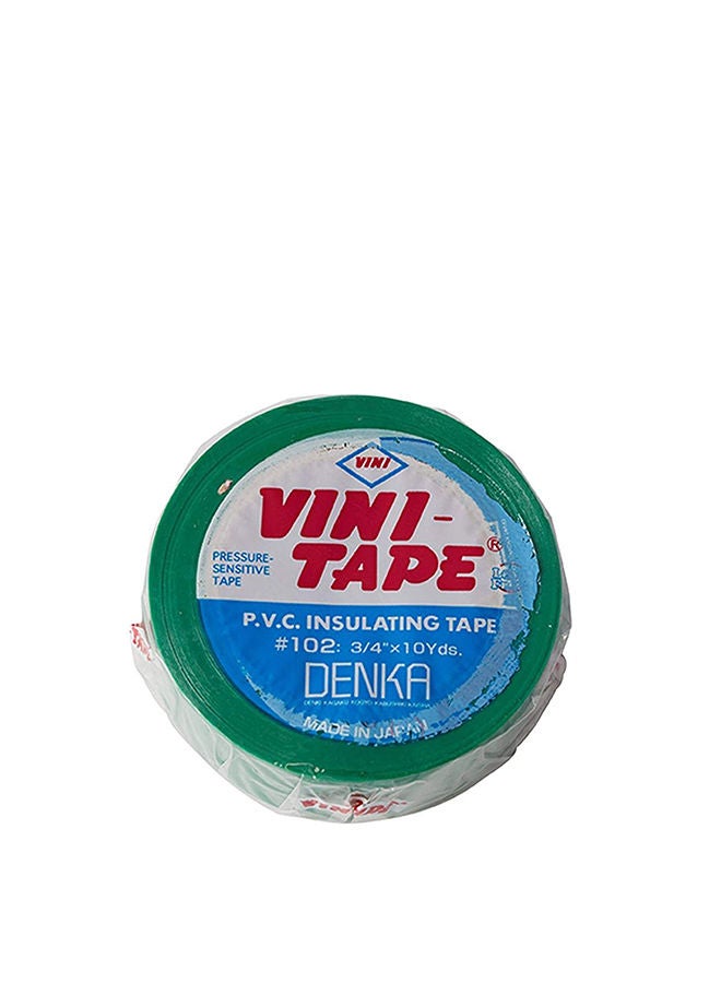 VINI Electrical Insulation Tape- 10 Pieces (Green)
