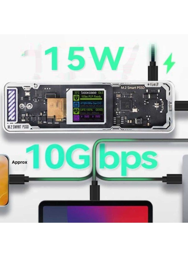 Dockcase Dokees 2280 M2 Solid State Drive Box Ssd Mobile M.2 Laptop Nvme Outside-Color: Extremely Fast Edition - Image 3