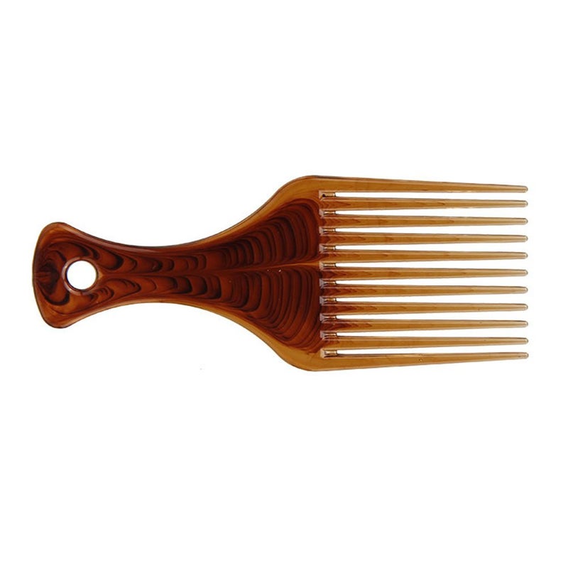 Frcolor Curly Hair Afro Comb - No Frizz Lift Pick for Braiding, Wigs and Hairstyling - Image 2