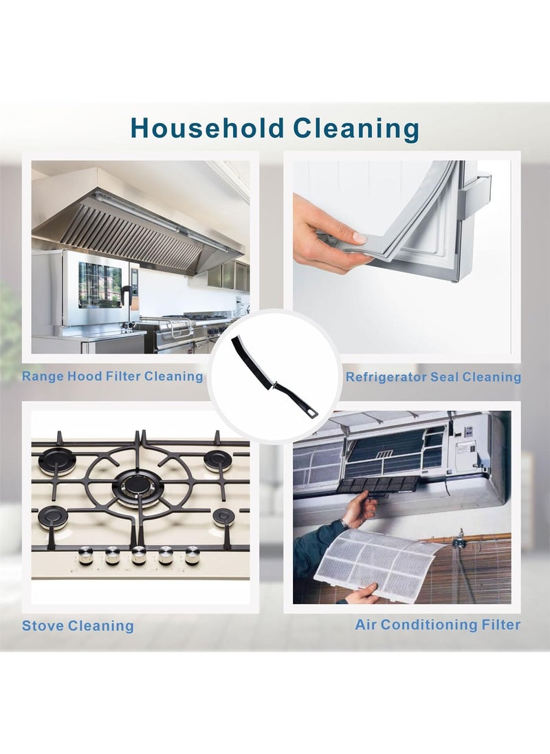 Generic Plastic Gap Cleaning Brush Bathroom Gap Cleaning Brush Clean The Dead Corners of Kitchen Tiles Multifunctional Window Slots MultiPurpose Pack of 2  - Image 4