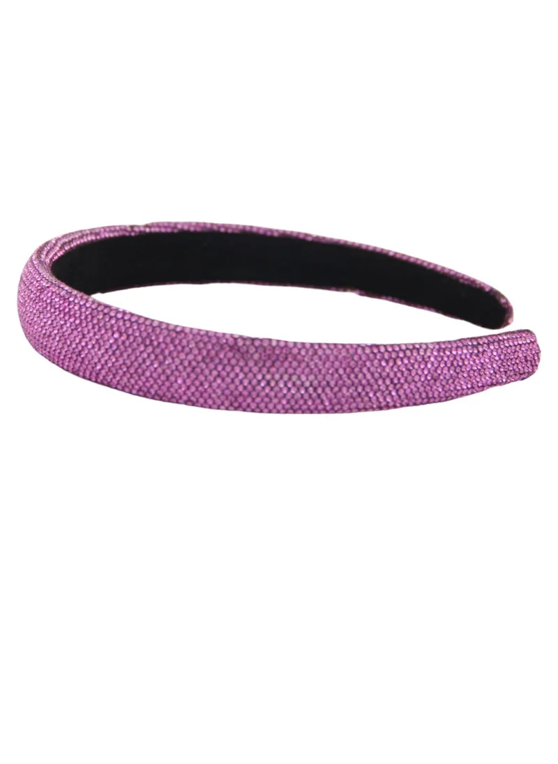 D'Daniela Headband Emelly For Women's and  Girls Purple Glittery
