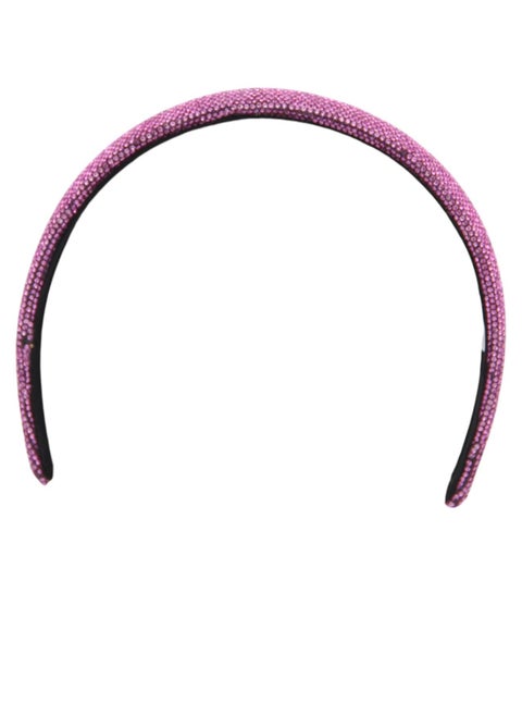 Headband Emelly For Women's and  Girls Purple Glittery
